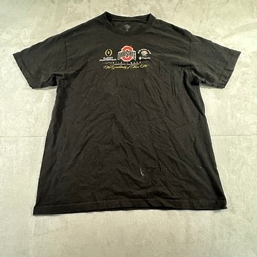 Ohio State Rose Bowl T-Shirt Mens Playoff Quarterfinal Large Black